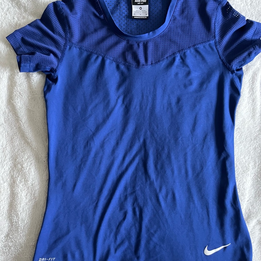Nike Pro Women's Royal Blue Dri-FIT Tee